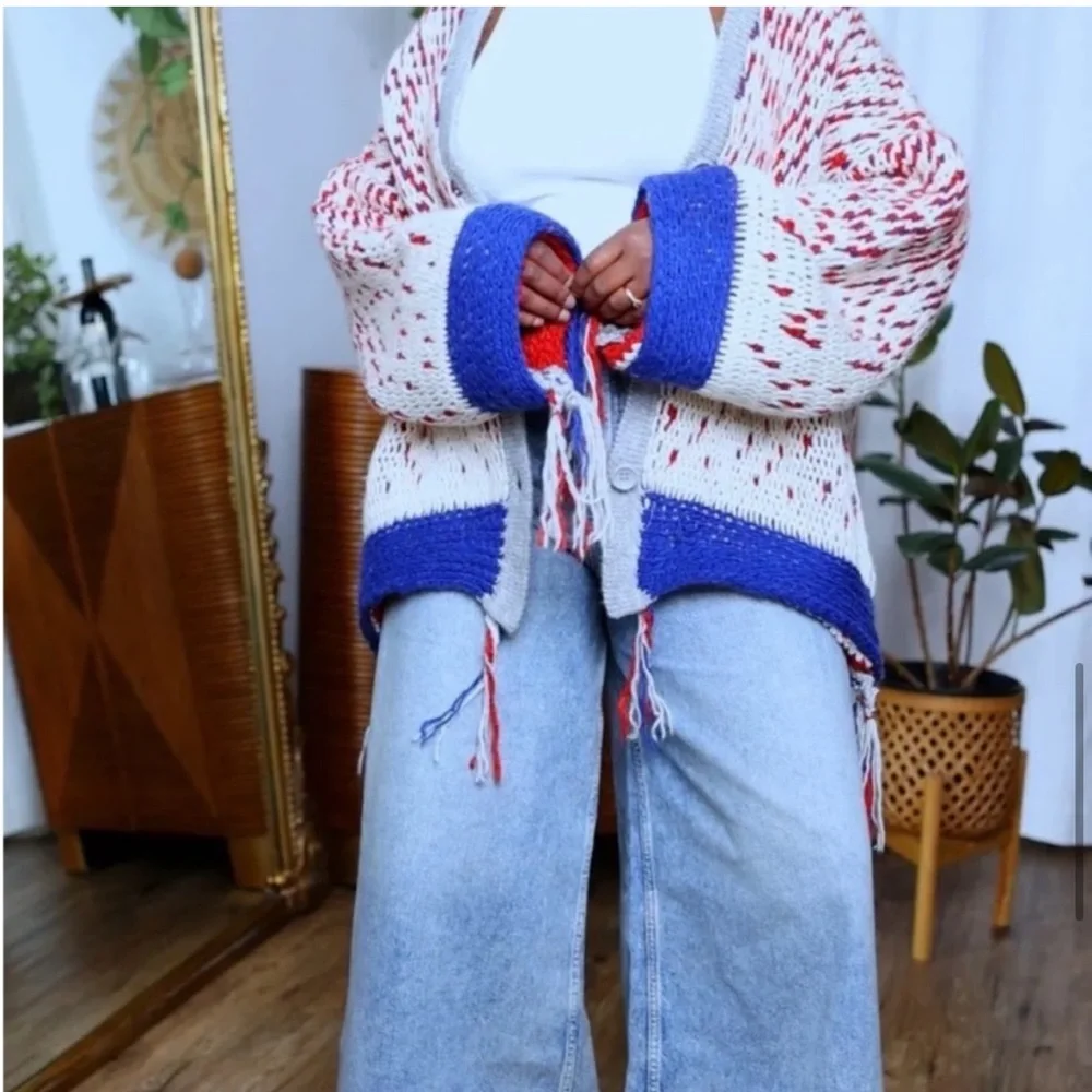 Zara fringed knit jacket - Picture 14 of 14